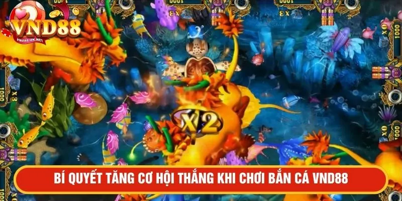 Bí quyết tăng cơ hội thắng khi chơi bắn cá VND88