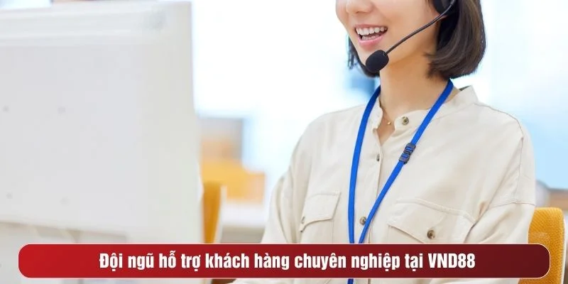 Bộ phận hỗ trợ VND88 được đào tạo bài bản