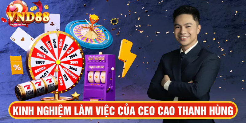Kinh nghiệm làm việc của CEO Cao Thanh Hùng