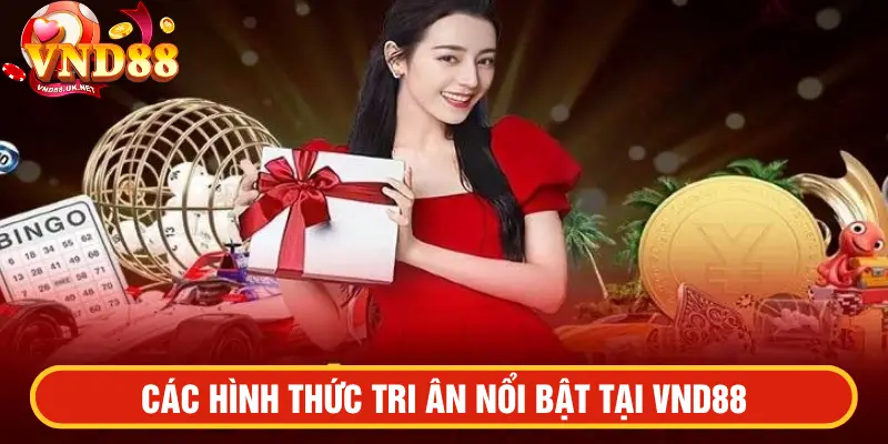 Các hình thức tri ân nổi bật tại VND88