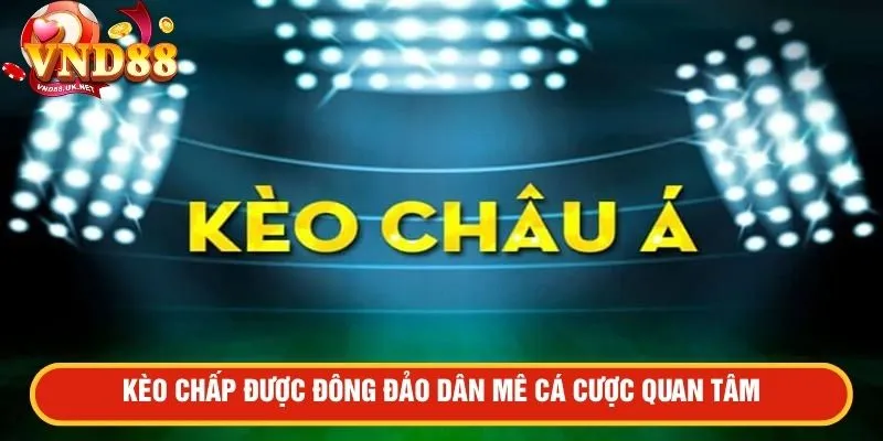 Kèo chấp được đông đảo dân mê cá cược quan tâm