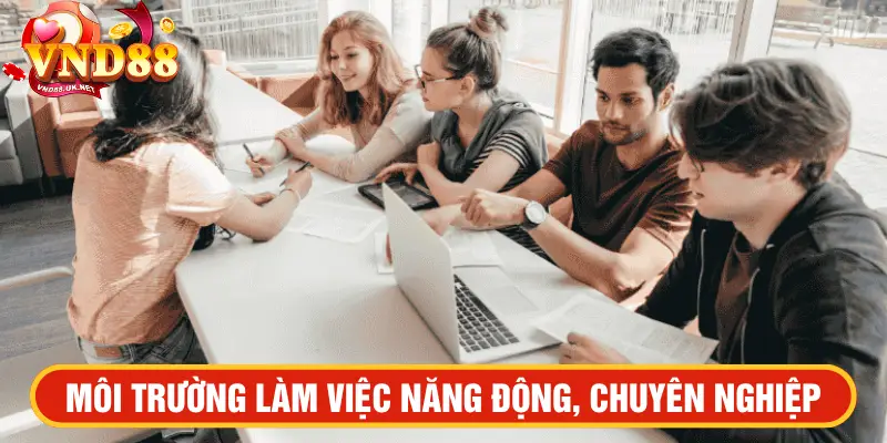 Môi trường làm việc năng động, chuyên nghiệp